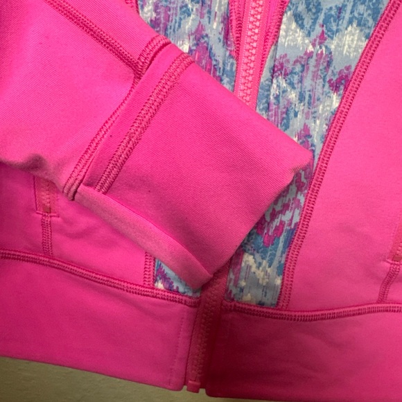 Ivivva by Lululemon Hot Pink Perfect Your Practice Full Zip Track Jacket 14 - Picture 7 of 15